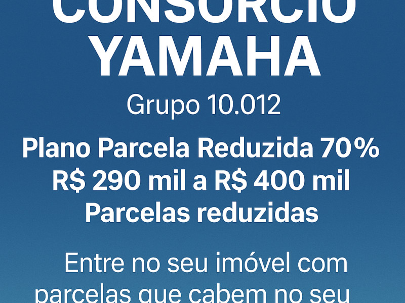 Credito de R$290 mil a R$300 mil. Parcela reduzida